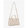 Michael Kors [japan Limited] Arden Top Zip Satchel Medium   Mk Signature 35f5g4xs2b2605 Light Cream Multi