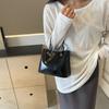 Small PU Leather Crossbody Bags for Women 2024 Y2k Korean Fashion Bucket Bag Lady Shoulder Bag Handbags and Purses