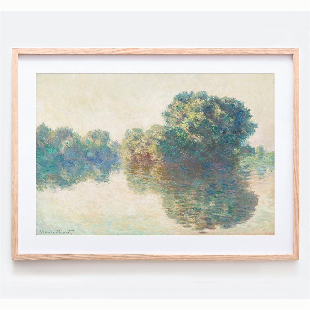 Monet Gardener s House at Antibes Vintage Poster Art Print Claude Monet Print Canvas Painting Monet Poster Canvas Painting 21X30CMNo Framed