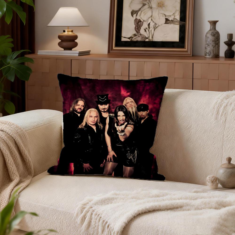 Nightwish Cushion Cover Cushion Cover Set 4Pcs 50X50 45X45 40X40 Pillowcase Decorative Sofa Home Decor