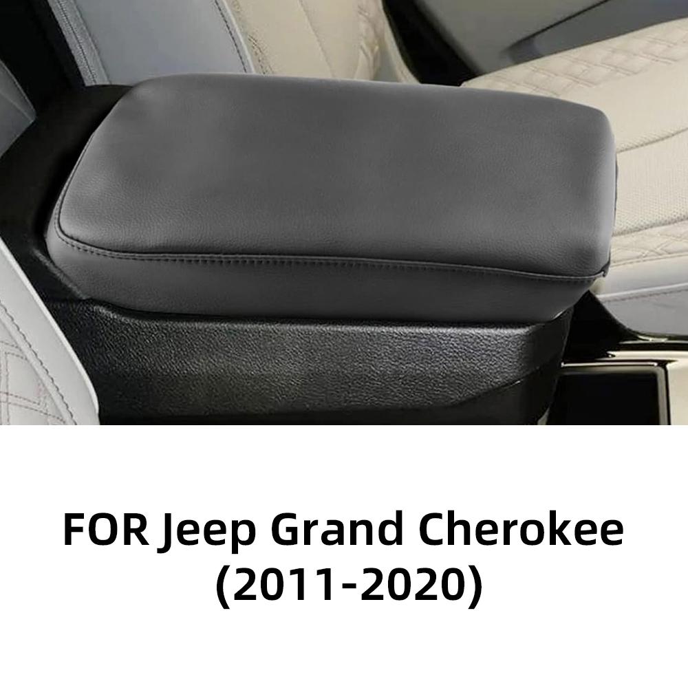Microfiber Leather Center Armrest Cover Pad for Jeep Grand Cherokee 2011-2020 Interior Moulding One Size