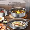 KOBACH 304 Stainless Steel 3-Layer Steamer Pot