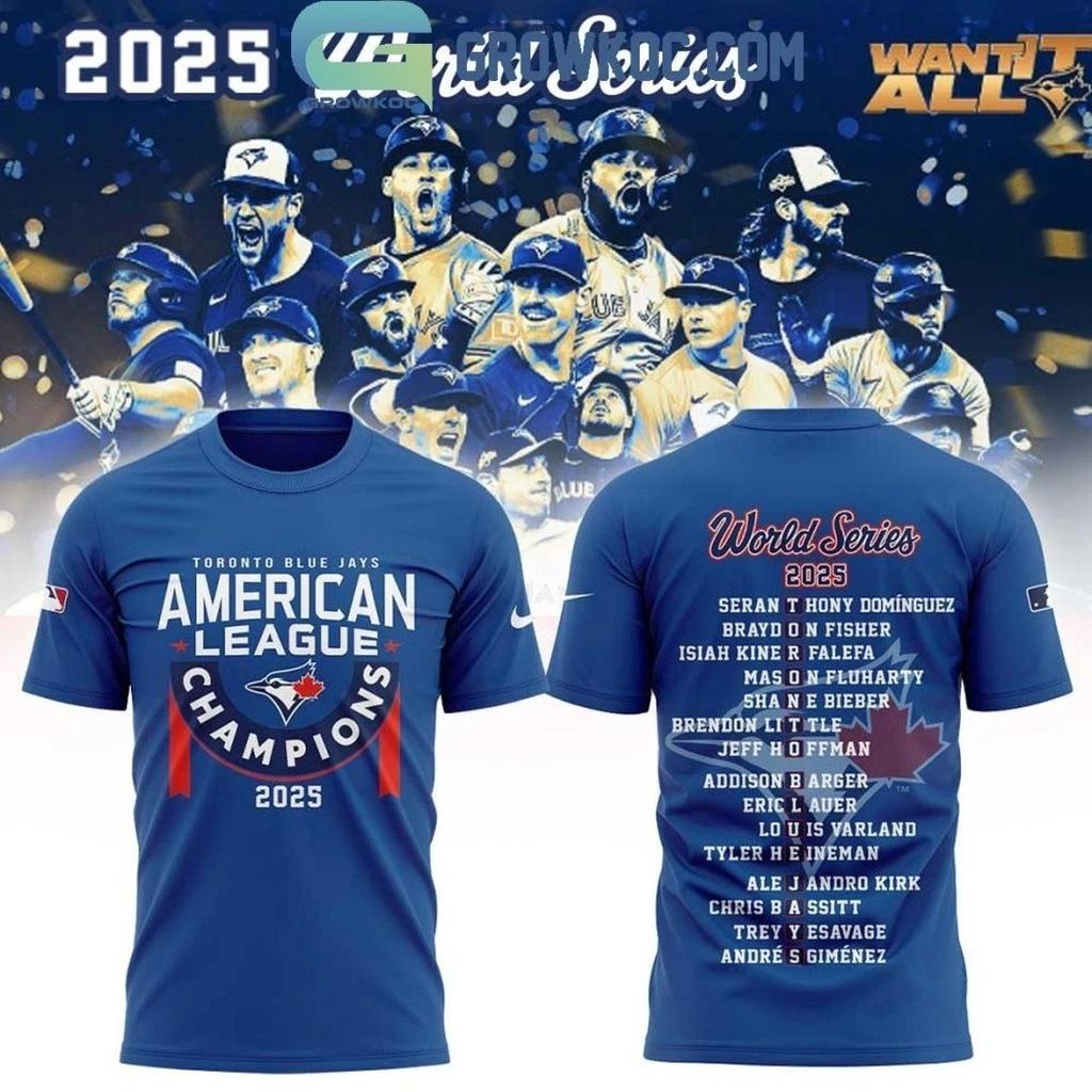 Toronto Blue Jay World Series 2026 Champions T-Shirt Unisex All Sizes