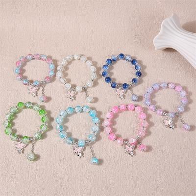 Fashionable Exquisite Butterfly Beaded Bracelet Versatile Simple Bracelet For Women Sweet Temperament Bracelet Jewelry Gifts