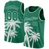 Hawaiian Coconut Tree Theme Vest  Custom Basketball  Casual Cool Streetwear Tank