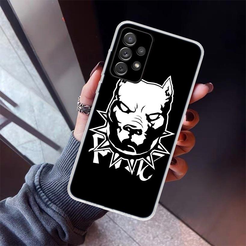 Pit Bull Lovely Dog Pitbull Phone Case For Samsung Galaxy A17 A57 A37 A16 A26 A36 A56 A15 A25 A35 A55 A14 A13 A54 A53 A34 A24 A3