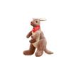 Pluche kangoeroe moeder en kind met zachte kristalvulling, ideaal als cadeau voor kinderen.
