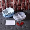 Silicone Mold for Leaf Shaped Bowl Jewelry Storage Plate Making Mould Handmade Epoxy Dish Mold Plaster Fruit Tray Mould