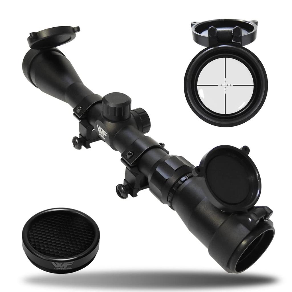 WF Optical Rifle Scope 3-9x40mm with Mounting Rings / 3-9x Zoom, Suitable for Domestic Hunting and Real Firearms