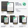 Kwmobile Case for Amazon Kindle Paperwhite Generation 2021 Nubuck Leather Sleeve with Indian Sun Design 11. - E-Book