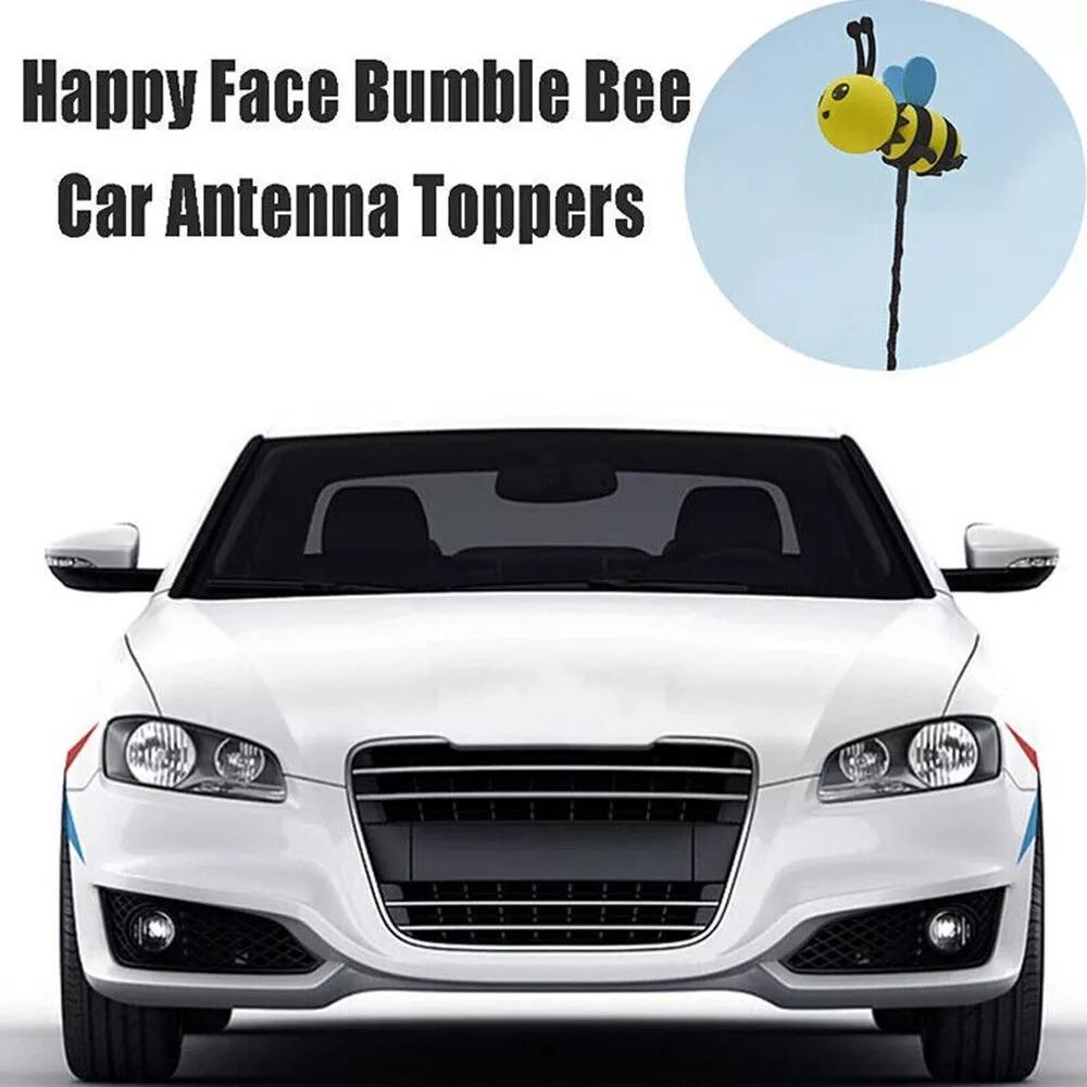 Cartoon Car Bat Antenna Toppers Halloween Aerial Balls Cute Honey Bee Car Antenna Toppers