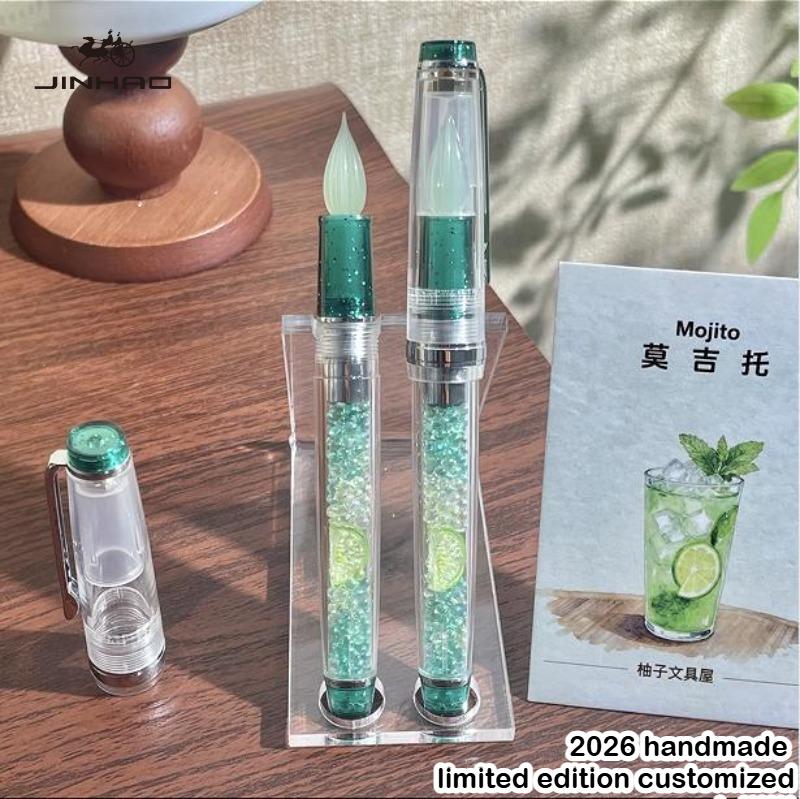 2026 Handcrafted Limited Edition JINHAO 82 Glass Dip Pen Finely Grounded Smooth Writing Office School Art Supplies Stationery