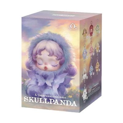 [Enstaka föremål/Autentiskt] POPMART Skull Panda Impressionism Series SKULLPANDA Impressionismen [1 st] Pop Mart Plyschleksak