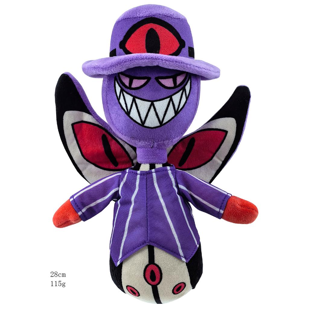 Alastor Plush Adam Hazbined Cos Hotels Soft Stuffed Costume Cute Plushie Figure Hells For Children Kids Christmas Gift for fan