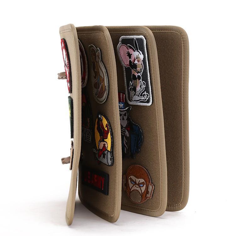 Tactical Velcro Armband Organizer with Double Loop and Storage Patch