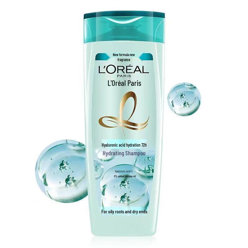 

L Oréal Hyaluronic Acid Hydrating Shampoo for Oily Roots & Dry Ends