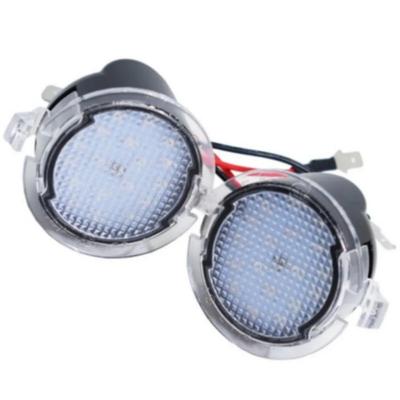 2Pcs LED Under Side Mirror Puddle Light Lamps For Ford S-max Edge Fusion Flex Explorer Mondeo Taurus F-150 Expedition