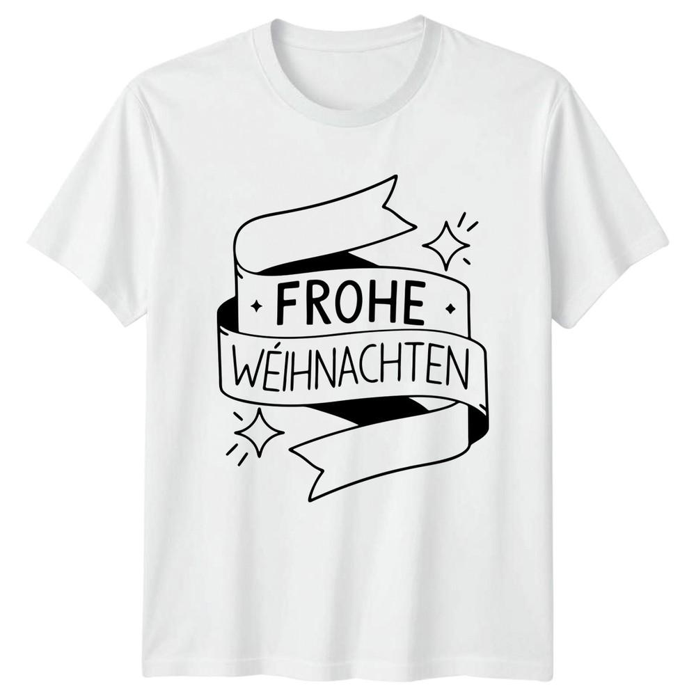 Frohe Weihnachten TShirt GerUnisex Holiday Christmas Gift For Him And Her S