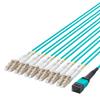 HAILE Multi-mode MPO-LC 12-core 40G/10G & 100G/25G OM3 Fiber Adapter