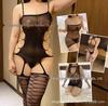 Plus Size Fishnet Open Crotch Bodysuit - Sexy and Tempting