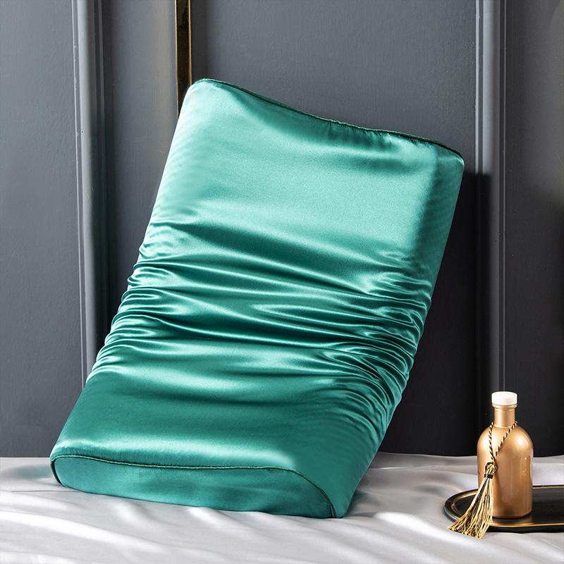 6A Grade Natural Mulberry Silk Latex Pillowcase Superior Quality Protect Hair Pillow Case Solid Color Bedding Pillowcover