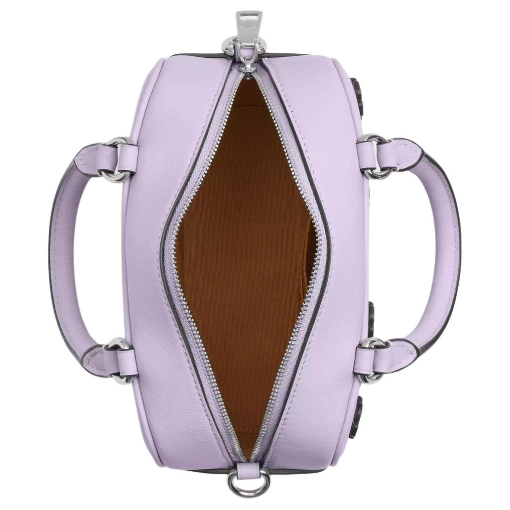 COACH SATCHEL Smooth Leather One Shoulder Handbag Small Women's Purple CAJ99-SVLL