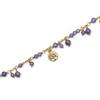 Bracelet - LUXENTER - Totez - Finition or 18 Carats - Cristal Violet - 16cm + 3cm D'extension