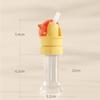 Water Bottle Cap Reusable Children Beverage Water Bottle Straw Lid Bottle Mouth Conversion Cover Self Drinking Straw Cap