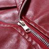 Men's 2023 Winter Casual PU Leather Jacket with Zipper Details