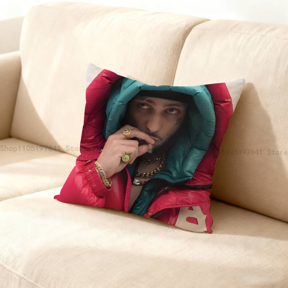 JJC Reyes Los Green Lanters Anime Celebrity Merchandise AllMatch Printed Pillow Case Sofa Car Office Room Decoration Protector