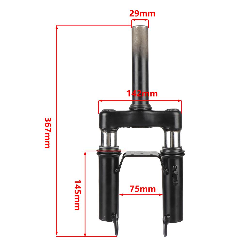 Roller Vordergabel für Xiaomi M365 Pro Pro2 Bremsscheibenhalter aus legiertem Stahl Elektroroller Vorderrohr Stoßdämpfer