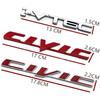 Insignia de Letra Metálica 3D Ivtec Pegatina Calcomanía Estilo de Coche Para Logo Civic Pegatinas Calcomanías Traseras de Maletero de Coche Accesorios de Coche