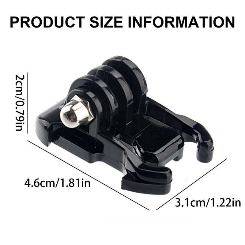 Action Camera Quickly Clip Mount Quick Release Base Mount with Wide Compatibility and Durability PC Constructions