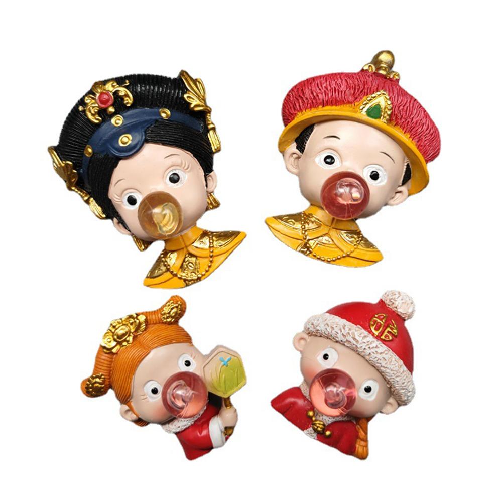 New Cartoon Characters Blowing Bubbles Personality Design Refrigerator Stickers Home Kitchen Sticky Notes Decoration Gifts