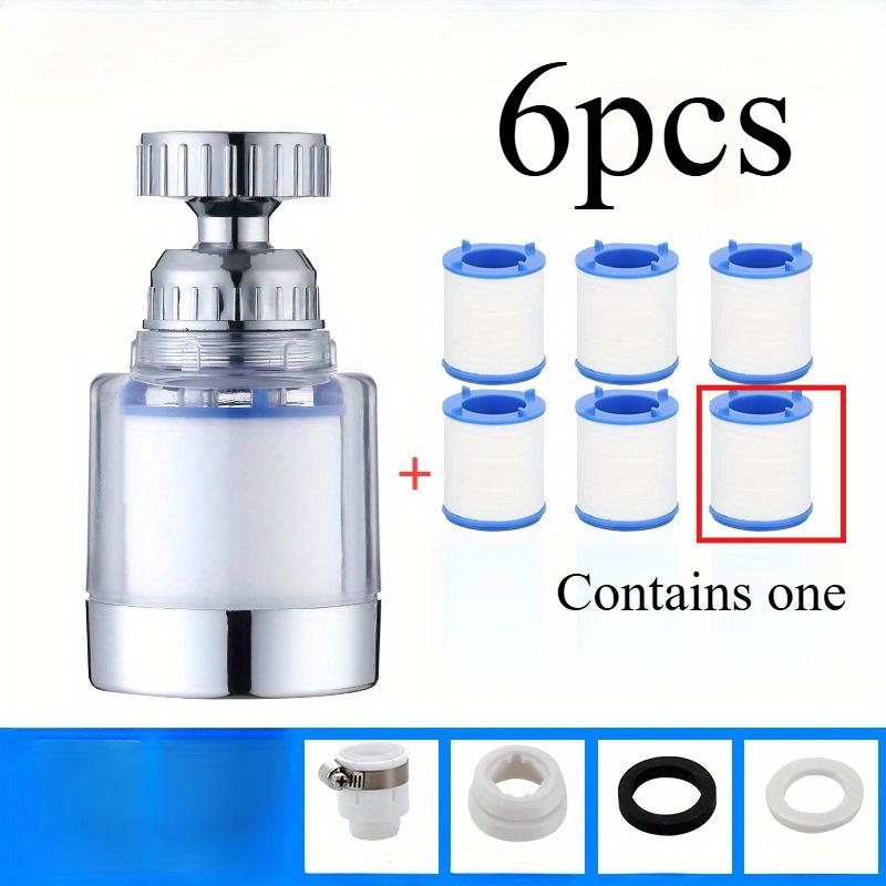 

Многофункциональный кран для очистки воды со сменными фильтрами - Подходит для кухни, умывальника и душевой комнаты - Совместим со стандартной резьбой