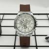 JYL Men's Watch Student Fake Three-eye Hollow Silicone Strap