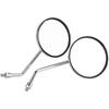 GOTOTOP Motorcycle Mirrors, 8mm Round Rear View Mirrors,Vintage Universal Fit Left Right Side Mirror for Cruiser Scooter ATV Dirt Bike