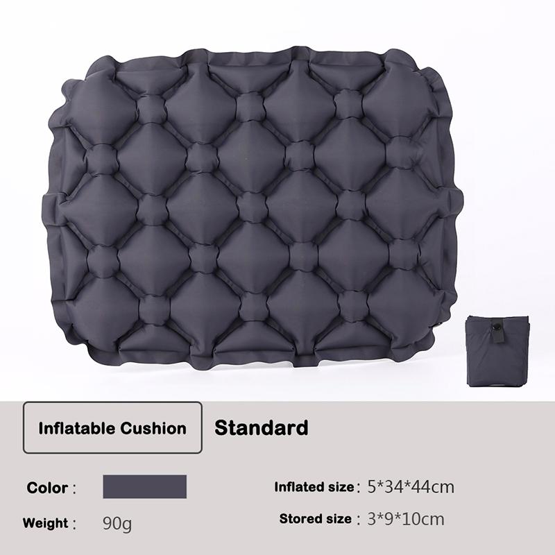 Inflatable Seat Cushion,Portable Lightweight Travel Air Sitting Pad,Moisture and Water Resistant Camping Chair Mat for Outdoor