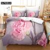 Rosenrosa Verliebte Queen Bettwäsche-Set Bettbezug Kinderzimmer Bett-Set Deckenbezug-Set King-Size Bettbezug-Set Bettwäsche-Sets