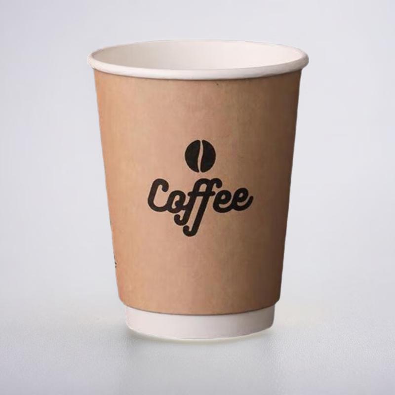Xiaoyueya 14oz Disposable Double-Wall Paper Coffee Cups