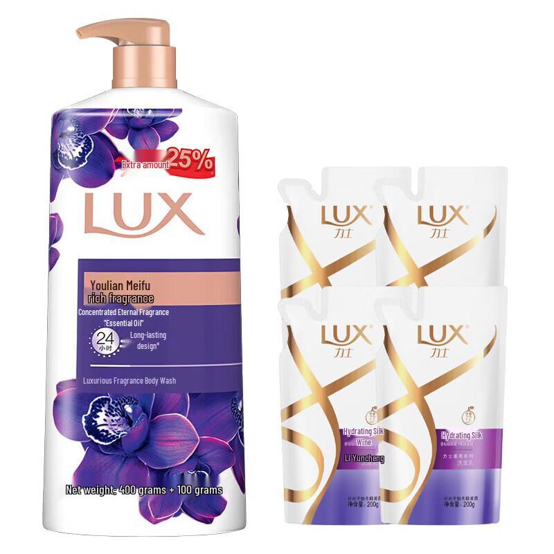

LUX Moisturizing Shower Gel & Shampoo Set