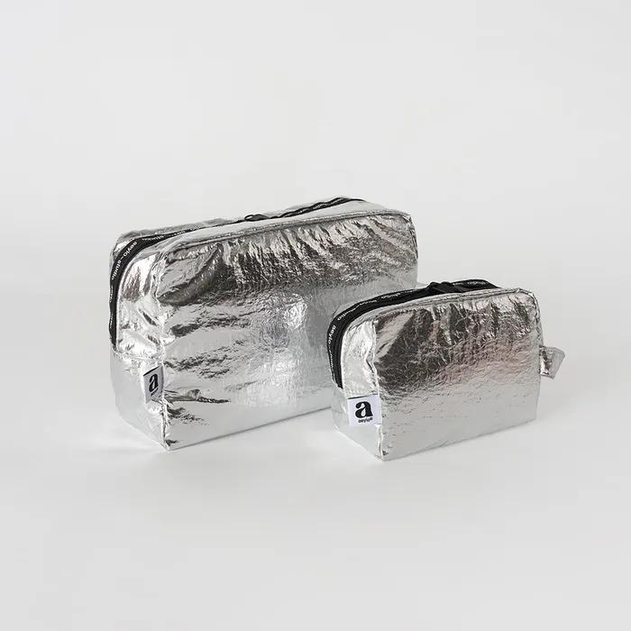 [aeyio] GLOSSY SQUARE HANDLE POUCH_ Glossy Square Handle Pouch (3 Colors, 2 Sizes)_APO5001/5101