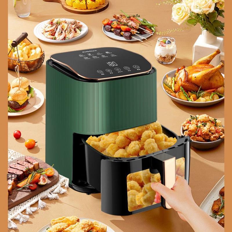 8L Large-Capacity Multifunctional Oil-Free Smokeless Electric Air Fryer for Home