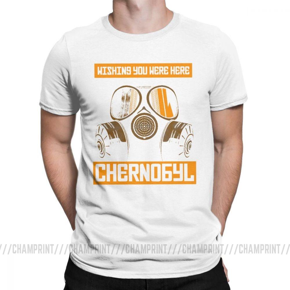 Nuclear Chernobyl Exclusion Zone Men T Shirt Ivankiv Raion Kiev Oblast Clothes Ukraine Disaster Tees New Design TShirts