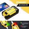 4000mah Light Work 30w Rechargeable Super Bright Cob Flashlight With Magnetic Portable Outdoor Power Bank Camping Emergency Lamp