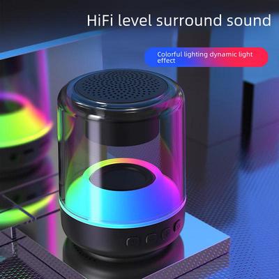 Difuzor Bluetooth colorat: Bas puternic, stereo, volum mare, impermeabil, mini subwoofer pentru uz exterior și acasă.