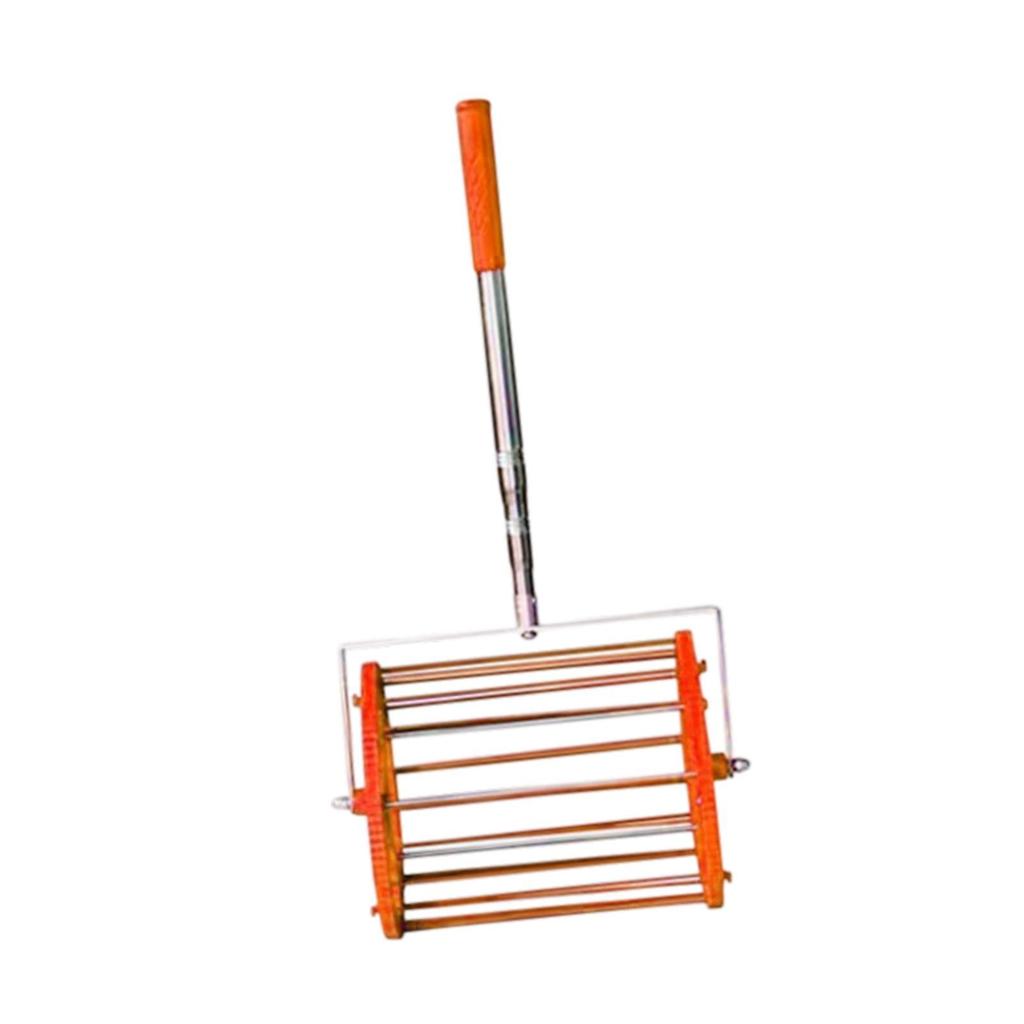 Telescopic Table Tennis Ball Picker Collector for Court Training Competition Orange