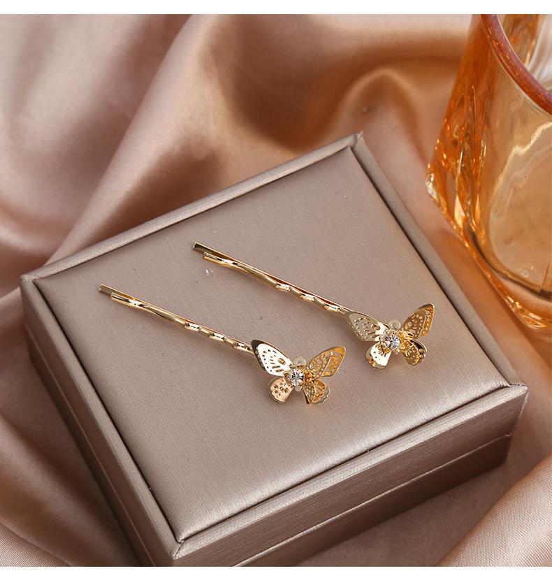 2/3/4PCS X-shaped Hair Clips Shiny Rhinestone Fashionable Small Hair Clips Fringe Decorative Clips ringe Decorative Clips