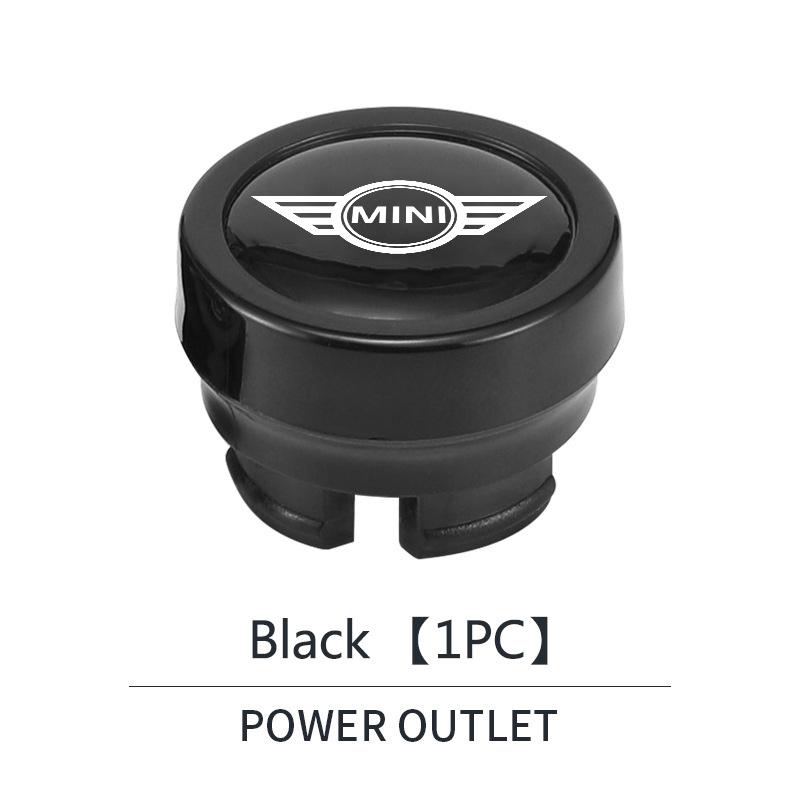 Car Cigarette Lighter Cover Dust-Proof Cap Decoration Auto Accessories For BMW MINI Cooper One S JWC R55 R56 F56 R57 R58 R59 R60
