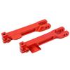 2pcs Sway Bar Arms Rear Aluminum Alloy Double Positioning Holes AntiRoll   with Screws for 1Celsius7 Remote Control Car(Red )